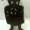 HAND CARVED CHAIR - with curved back - Image 4