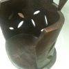 HAND CARVED CHAIR - with curved back - Image 5